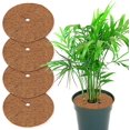 thumbnail image 1 of 4 Pieces Coir Plant Mat, Plant Protection Disc, Coconut Mat Mulch Disc Pot Plant Protection Mat for Home Hotel Garden (30cm), 1 of 5