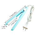 thumbnail image 3 of Oleegame 1PC Blue Heat Sealing Machine Packaging Bag Plastic Bag Sealer Wave Sealing Machine Blue, 3 of 6