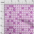 thumbnail image 2 of oneOone Polyester Lycra Fuschia Pink Fabric Striped Line Craft Projects Decor Fabric Printed By The Yard 56 Inch Wide, 2 of 5
