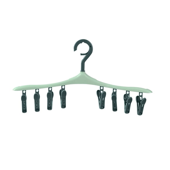 ZZkhGO Underwear Socks Clip Hanger, Multi-Function Drying Rack with Swivel Hook, Windproof Laundry Organizer for Closet Travel