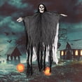 thumbnail image 4 of Halloween Hanging Ghost,Outdoor Rope Hanging Ghost Decorations,Hanging Halloween Skeleton Ghosts Decorations Outdoor for Best Halloween Outdoor Decorations,Haunted Haunted House Prop, Party Supplies, 4 of 7