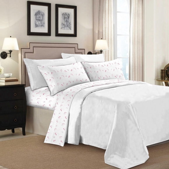 Johnson Home Premium 160 GSM Ultra Plush, Breathable and Durable, Combed Cotton Flannel Sheet Set - Deep Pocket - Easy to Fit - Cozy Bed Sheets