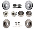 thumbnail image 1 of Transit Auto - Front Rear Wheel Hub Bearings Assembly Disc Brake Rotors And Semi-Metallic Pads Kit (10Pc) For 2006-2007 Honda Accord Hybrid with FULL HYBRID EV-GAS (FHEV) engine With 11.8 Diameter Rotor KBB-124181, 1 of 2