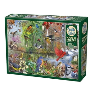 Cobble Hill Puzzle de puzzle - Oiseaux de la saison, 1000 Puzzle de pièce