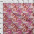 thumbnail image 3 of oneOone Cotton Poplin Red Fabric Check Patchwork Sewing Material Print Fabric By The Yard 42 Inch Wide, 3 of 5