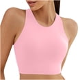 thumbnail image 3 of Sentmoon Bikini Top Curvy Womens Swimsuit Tummy Control Push Up Solid Color Plus Size Spaghetti Strap Backless Womens Bathing Suit Summer Vacation for Surfing and Water Sports, 3 of 9