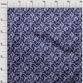 thumbnail image 3 of oneOone Georgette Viscose Navy Blue Fabric Block Craft Projects Decor Fabric Printed By The Yard 42 Inch Wide-CY, 3 of 5