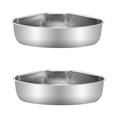 thumbnail image 1 of Poêle à Vapeur à Bord Festonné en Acier Inoxydable / Plateau de Présentation Élégant / Durable et Résistant à la Rouille / Insert Polyvalent pour Réchaud / Facile à Nettoyer, Va au Lave-Vaisselle / Paquet Simple / Buffet de Traiteur, 1 of 7