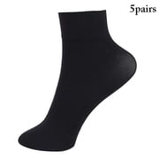 Summer Short Socks High-elastic Solid Color Ankle Socks Low Cut Socks for Women