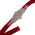 thumbnail image 1 of Wedding Ribbons Bridal Belt Dress waistband Handmade Prom Crystal Sashes Evening Party Handmade Rhinestones Waistband, 1 of 7