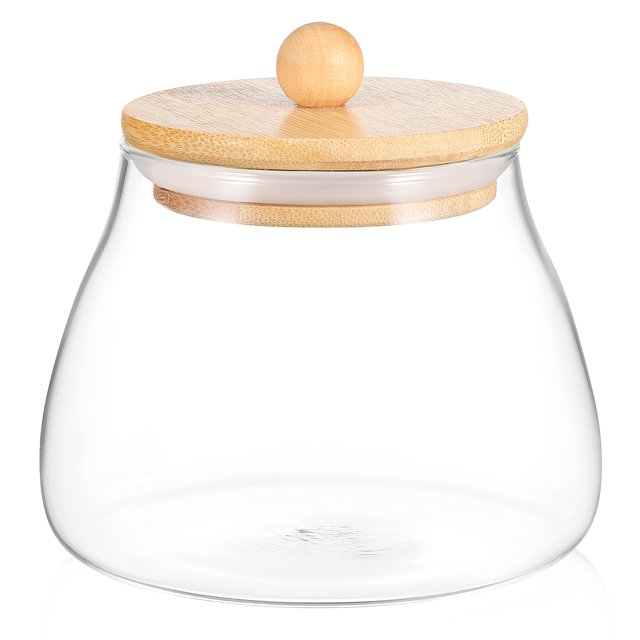 Glass Jar Candy Jar With Lids Glass Containers With Lids Seasoning Organizer Grain Container Tea Jar