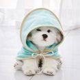 thumbnail image 4 of AYktou Home Organizers and Storage Microfiber Dog Bathrobe Drying Pet Bath Robe Pet Super Absorbent Towel For Dogs And Cats Machine Washable Dog Bath Towels for Party Indoors, 4 of 6