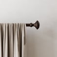 thumbnail image 2 of Mainstays 3/4" Bronze Sherry Trumpet Adjustable Single Curtain Rod Set, 30"-84", 2 of 6
