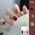 thumbnail image 2 of Riforla Three Color Nail Polish No Baking Quick Drying Set Durable Tearable Water Based Manicure 1ml Nail Polish, 2 of 3