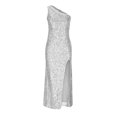 thumbnail image 4 of Yuyuzo Robes Maxi de Soirée pour Femmes à une Épaule Sans Manches à Paillettes Robe Longue de Cocktail Queue de Poisson Robes de Bal, 4 of 5