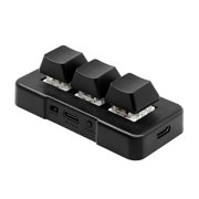 Riwcyla MK321BT 3, Customized Keyboard with Mechanical Blue Switch USB+ Dual,mode Connection for Office Black , perfect for daily use, outdoor activities, travel & casual occasions
