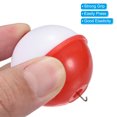 thumbnail image 4 of Unique Bargains 1.5 Inch Fishing Bobbers, Plastic Push Button Round Fishing Float, Red and White 10 Pack, 4 of 7