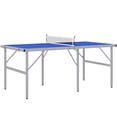 thumbnail image 1 of Soozier Ping Pong Table Set with Net Paddles Balls for Outdoor Indoor Blue, 1 of 9