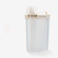 thumbnail image 4 of Airtight Rice Storage Container with Pour Spout - Cereal & Flour Dispenser for Pantry Organization - Locking Lid & Measurement Scale - Kitchen Grain Canister, 3L (1Pcs) Beige, 4 of 9