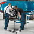 thumbnail image 1 of GloryStar 30" Heavy Duty Rolling Work Table, Adjustable Height Mobile Workbench on Wheels, 220 lbs Load for Crafting and Repairs, 1 of 5