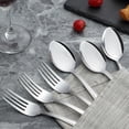 thumbnail image 5 of Mirdinner 24 Pcs Dinner Forks set, 7.79-Inch Stainless Steel Forks Silverware Set, Flatware/Salad Forks, Table Forks, Using for Home, Kitchen or Restaurant, Mirror Polished, Dishwasher Safe, 5 of 5