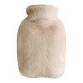 thumbnail image 1 of Graflsoa Double Handle Fleece-Covered PVC Hot Water Bottle with 2000ml Capacity, Light Coffee Color, Includes Inner Bag and Outer Cover, 1 of 7
