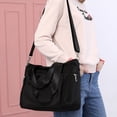 thumbnail image 4 of Wweixi 1/2/3 Durable Tote Handbag For Women - Waterproof And Wear-resistant Multiple Pockets Grey 1 Pc, 4 of 6
