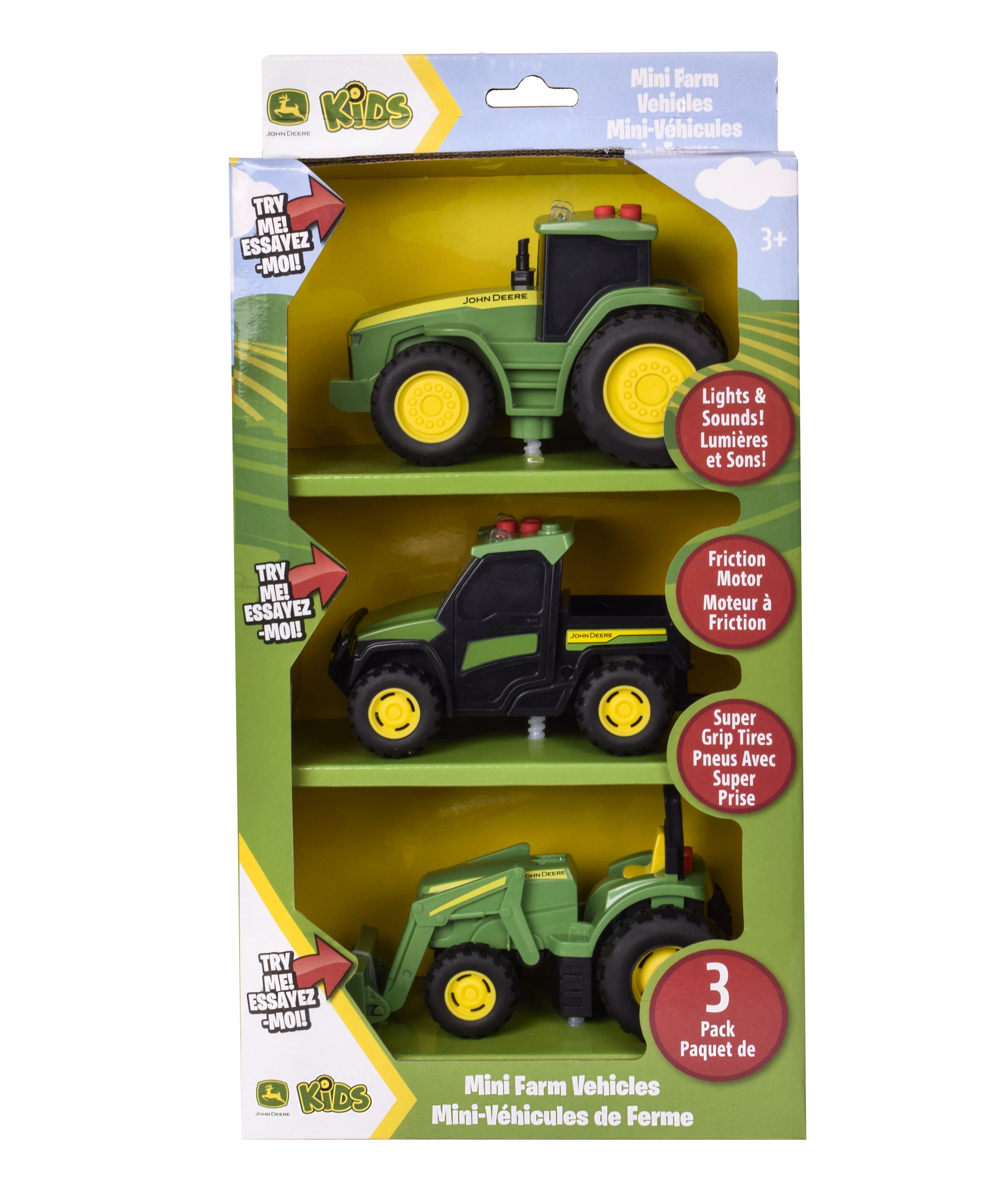 John Deere Mini Farm Vehicles 3 Pack