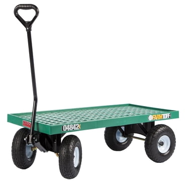 Millside Flat deck plastic 20'' x 40" garden wagon