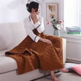 thumbnail image 3 of Dvkptbk Heated Blanket Soft 5V Electric USB Blanket Machine Washable For Home Travel Office With 120cm Extension Line, 3 of 9