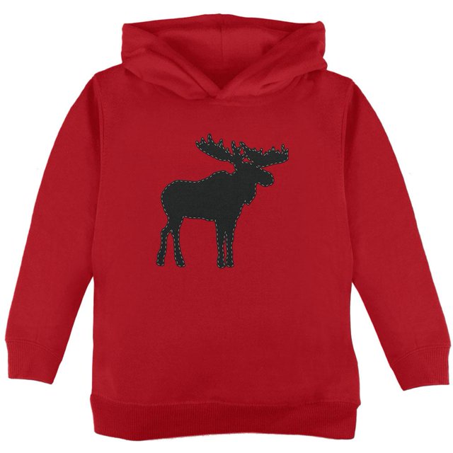 Moose Chandail à Capuchon pour Tout-Petit à Fausse Couture