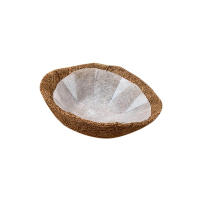 serony Hanging Basket Non-woven Coco Liner Planter Inserts Planting Flowers 45cm
