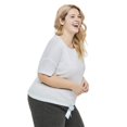 thumbnail image 4 of George Plus Women's Tie-Front Pajama Top, 4 of 6