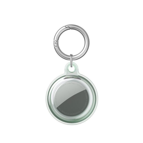Étui de Protection Compatible pour Traqueur Airtags, Étui TPU Anti-Perte avec Porte-Clés