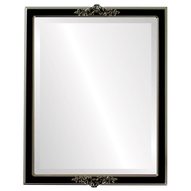 Athena Framed Mirror - Gloss Black