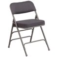 thumbnail image 1 of Flash Furniture Hercules Series Gray Fabric Metal Folding Chair, 1 of 9
