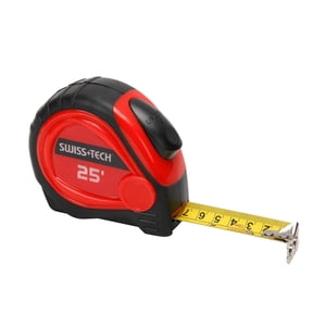 Swiss Tech 25FT/7,5M Mesure de bande, Verrouillage automatique