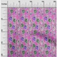 thumbnail image 2 of oneOone Rayon Pink Fabric Kalamkari Craft Projects Decor Fabric Printed By The Yard 56 Inch Wide, 2 of 5