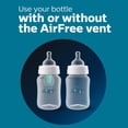 thumbnail image 3 of Philips Avent Anti-colic Baby Bottle with AirFree Vent Newborn Gift Set With Snuggle, Clear, SCD306/10, 3 of 9