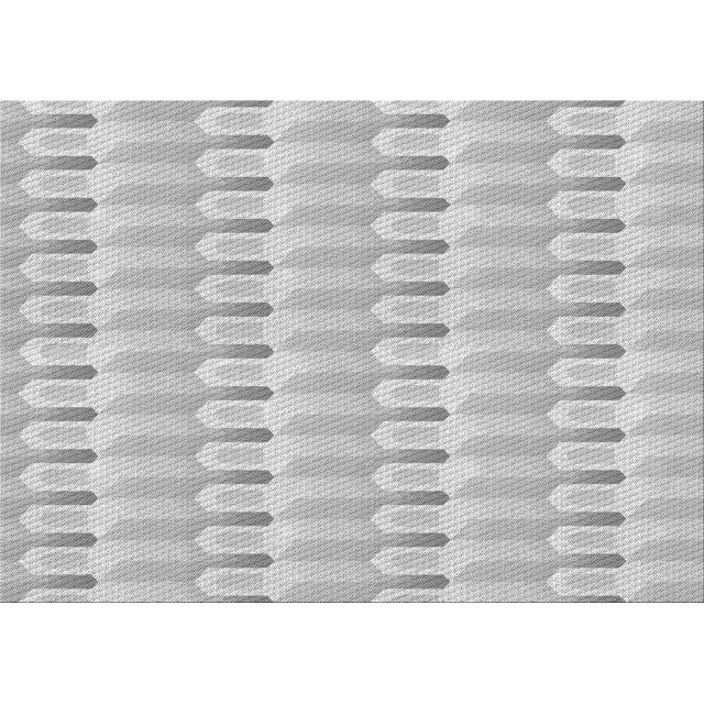 Ahgly Company Machine Washable Indoor Rectangle Transitional Gunmetal Gray Area Rugs, 8' x 10'