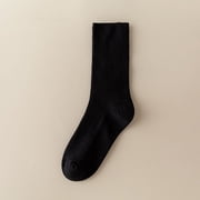 Cotton Socks Women Womens Crew Socks Casual Socks Athletic Socks Women's Crew Socks Black One Size