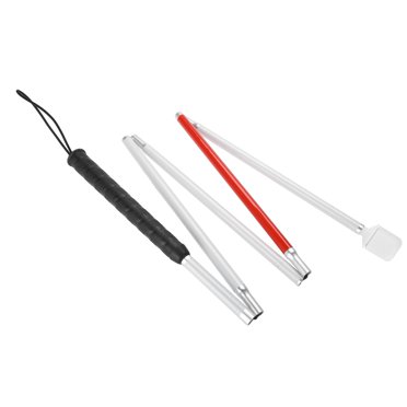 Tbest Folding Cane, Walking Stick, Non‑slip Handle Blinder For Older