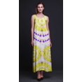 thumbnail image 3 of Bimba Robe Longue Sans Manches à Bretelles Spaghetti Imprimée Teinture sur Nœuds en Rayonne pour Femmes - TTTG, 3 of 4