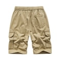 thumbnail image 3 of Cameland Men's Short Pants Outdoors Pocket Beach Work Trouser Cargo Shorts Pant, 3 of 3