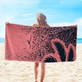 thumbnail image 1 of Microfiber Beach Towel Super Colorful Bath Towel Sandproof Beach Blanket Multi-Purpose Towel For Travel Swimming Pool 30x60 Inch, 1 of 8