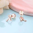 thumbnail image 2 of CHOK Sterling Silver Stud Earrings  14K Gold, 2 of 6