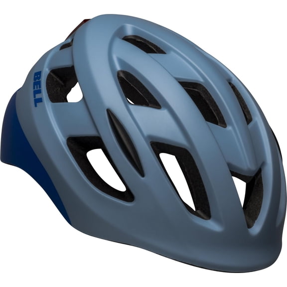 Casque de vélo Bell Sports Nixon avec lumière pour jeunes Bleu/Gris