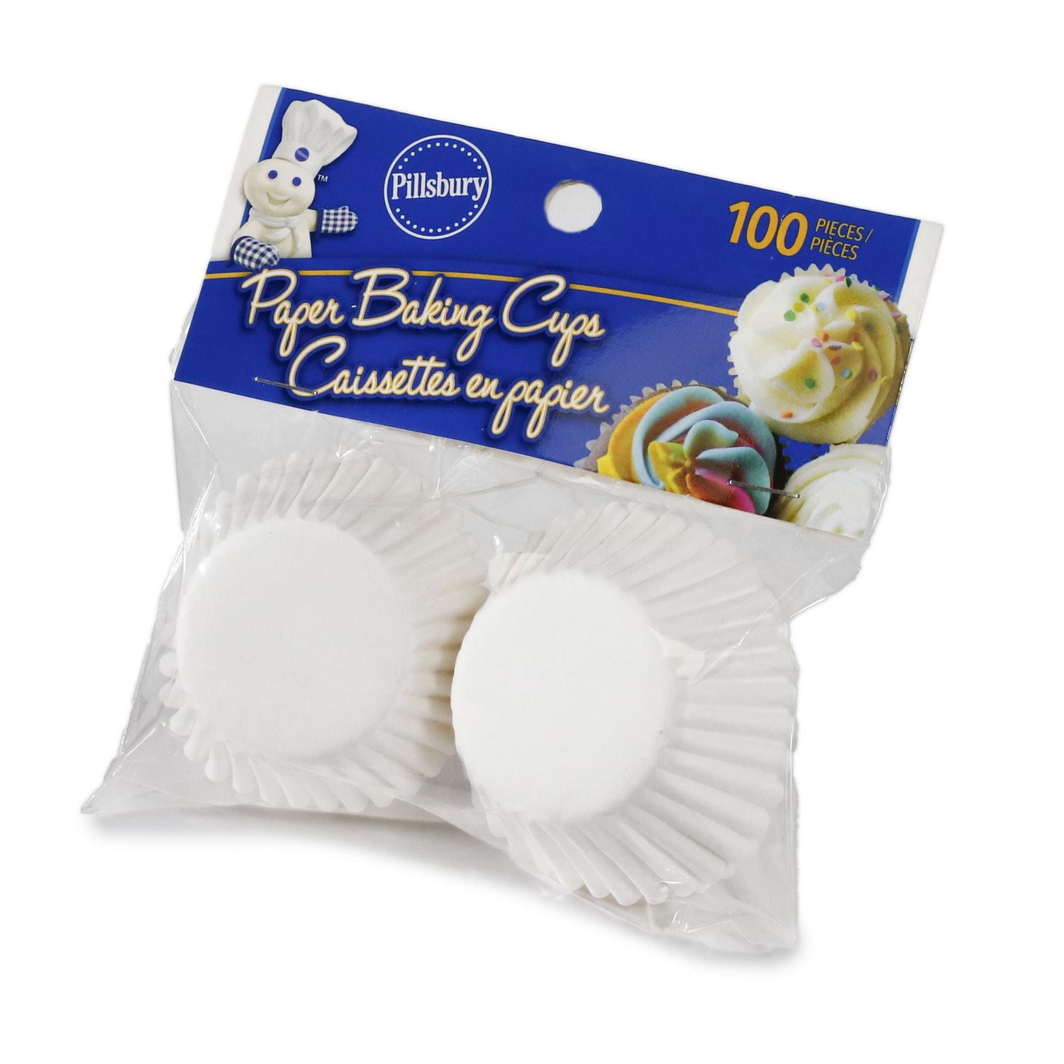 100 Mini-Moules à Pâtisserie Blancs Pillsbury