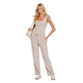 thumbnail image 2 of No Boundaries Women's Seamless Cap Sleeve Bodysuit, 2 of 6