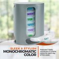 thumbnail image 4 of MEDca Stackable Weekly Pill Organizer – 7-Compartment Dispenser, Plastic, 4 of 9